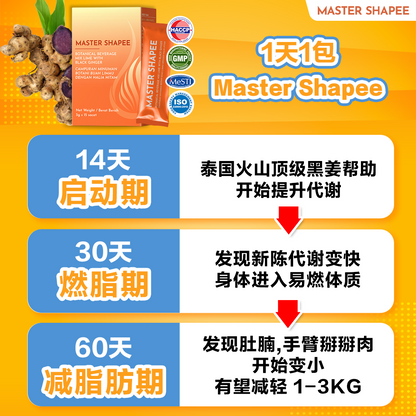 Master Shapee 黑姜燃脂粉